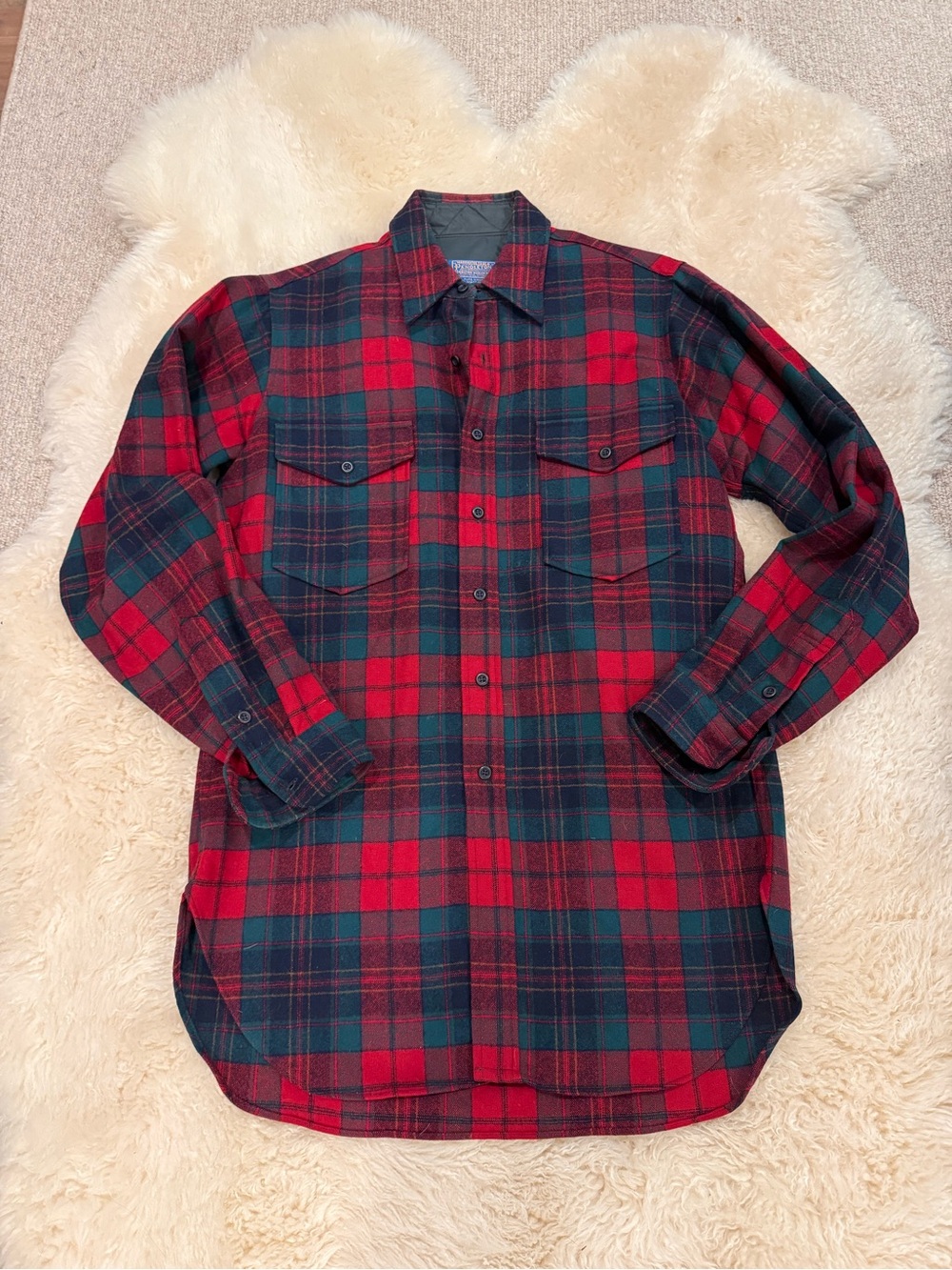 VINTAGE Pendleton guide shirt hunting plaid UNWORN MINT COND mens MED long BNWOT